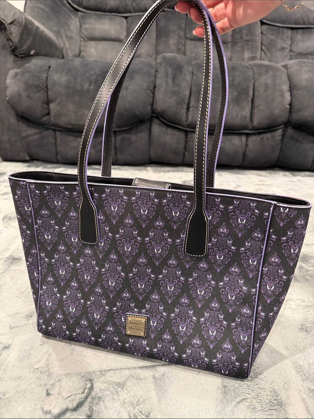 Dooney & Bourke Haunted Mansion Tote - like new